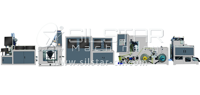 4-1-1 High speed interleave draw string bag on roll making machine-678322